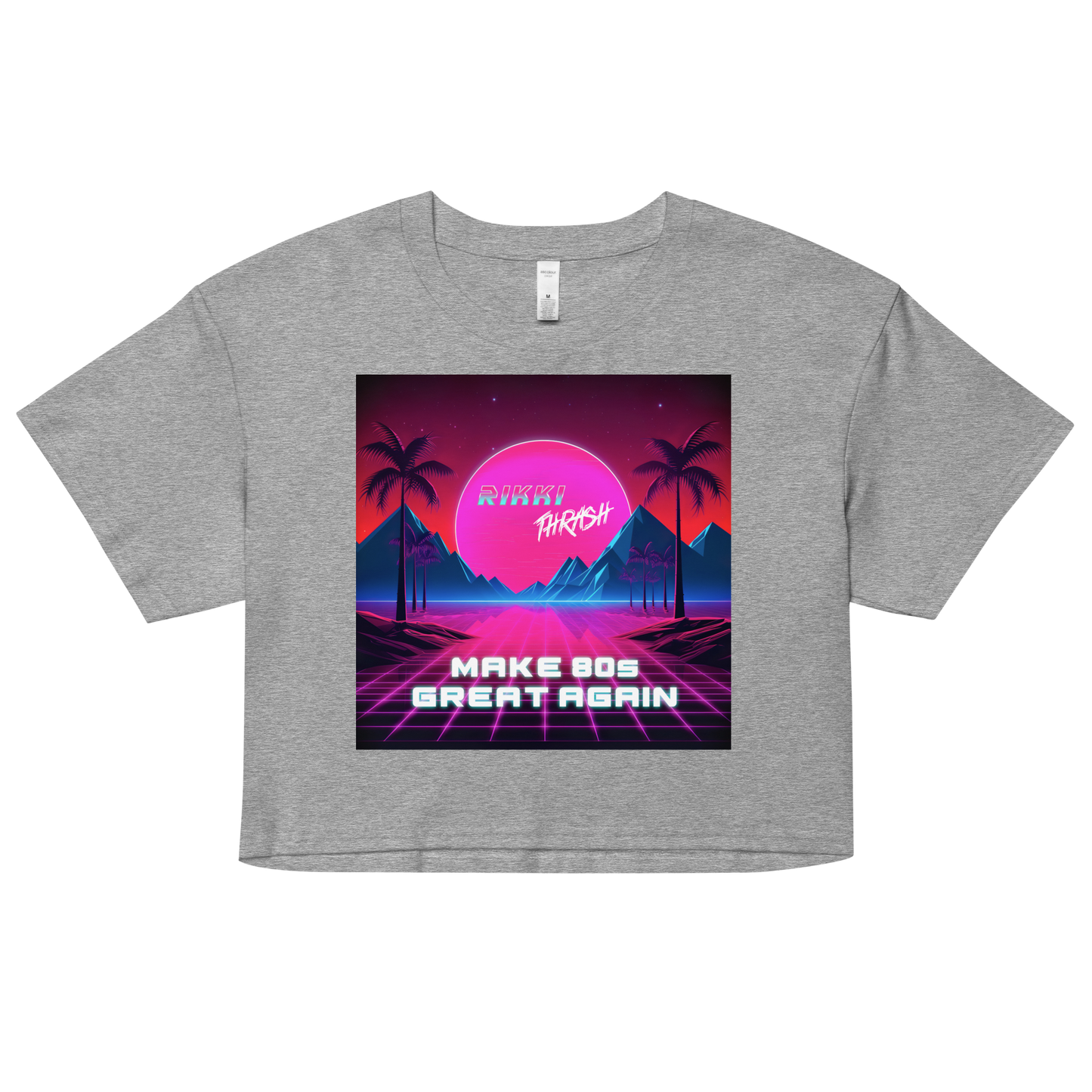 Make 80s Great Again Women’s crop top