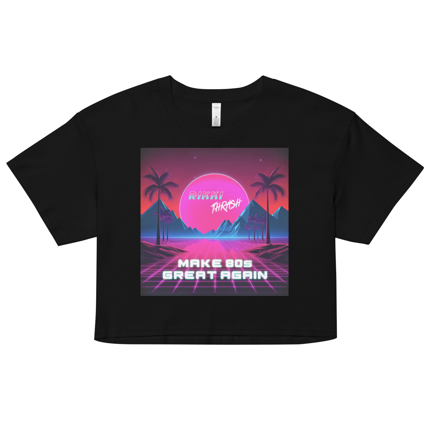 Make 80s Great Again Women’s crop top