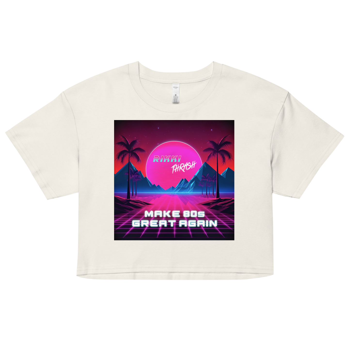 Make 80s Great Again Women’s crop top