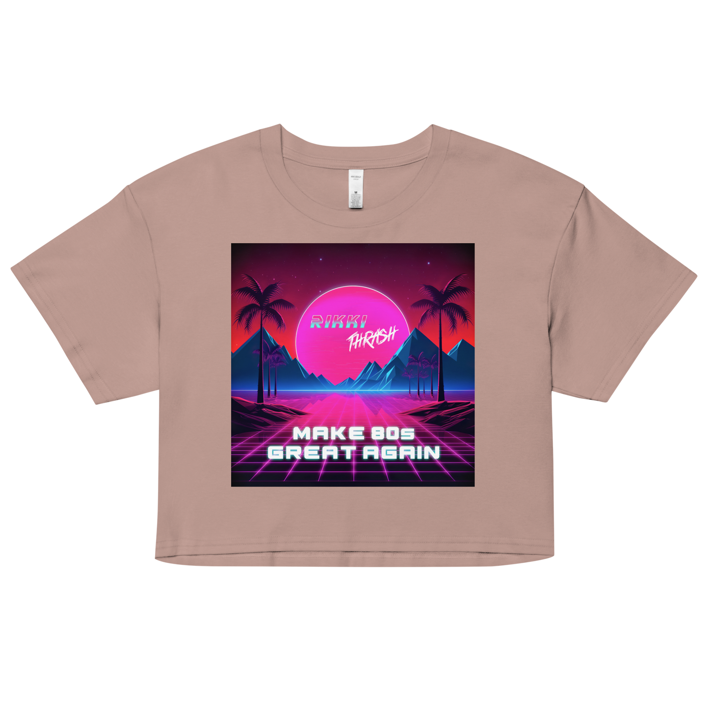 Make 80s Great Again Women’s crop top