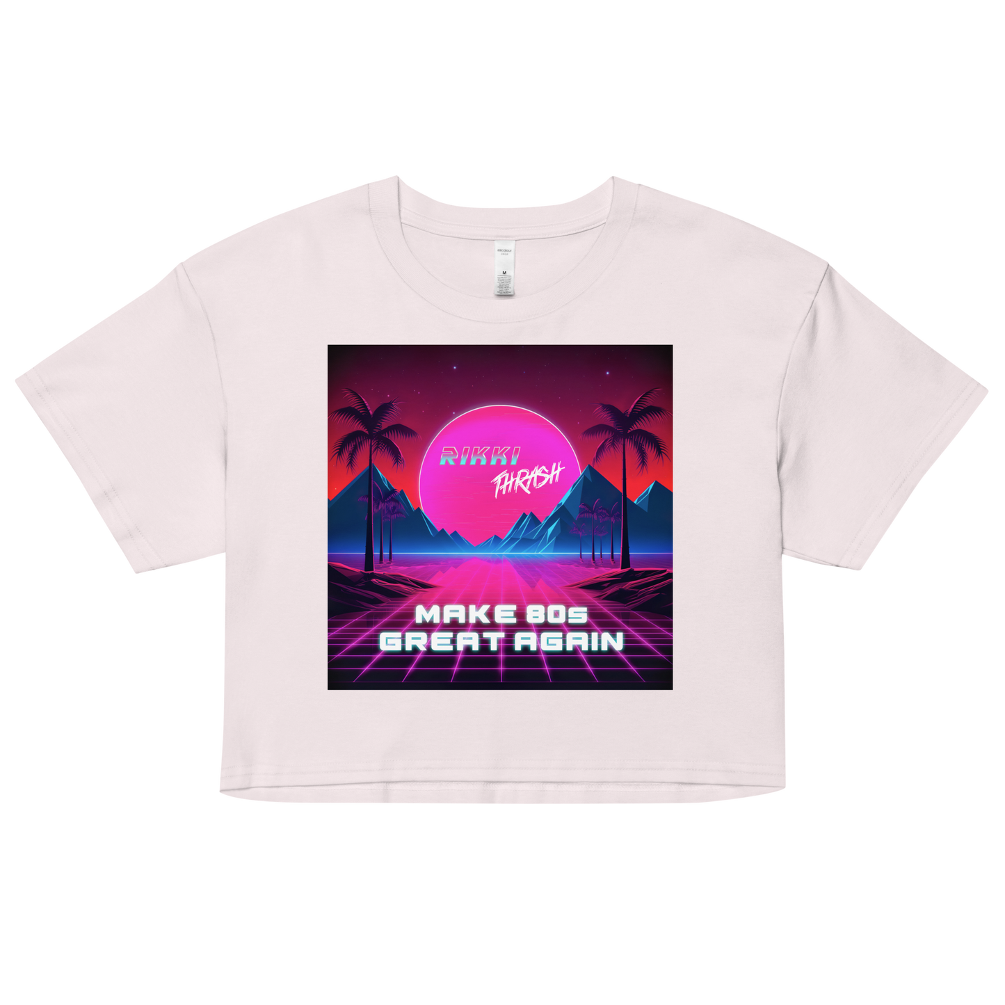 Make 80s Great Again Women’s crop top