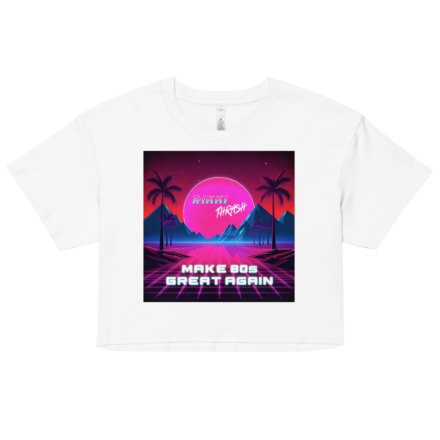 Make 80s Great Again Women’s crop top