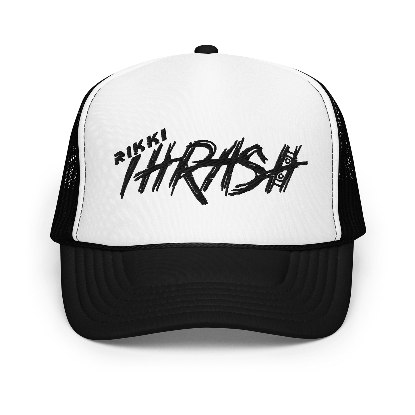 OLD SCHOOL RIKKI THRASH TRUCKER HAT