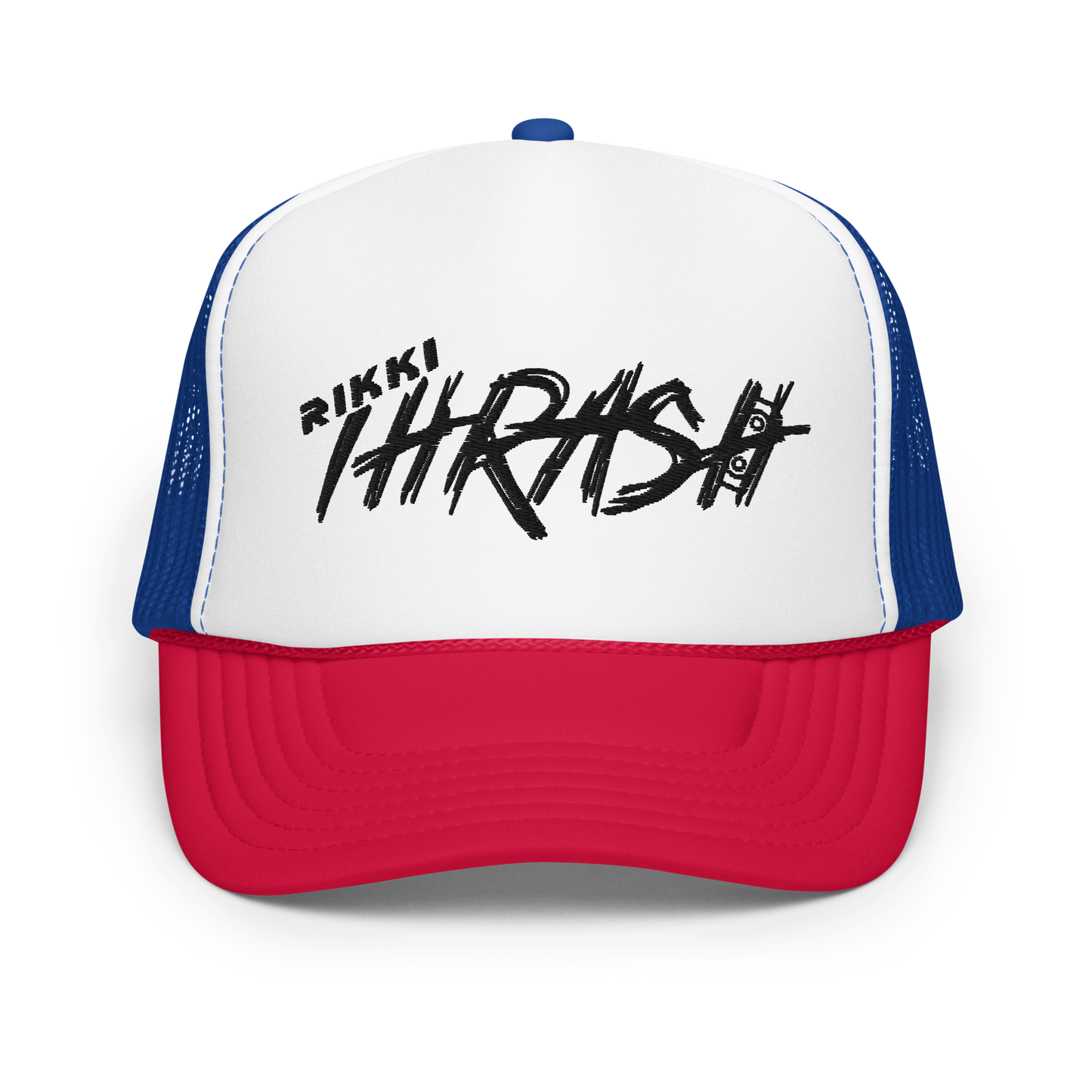 OLD SCHOOL RIKKI THRASH TRUCKER HAT