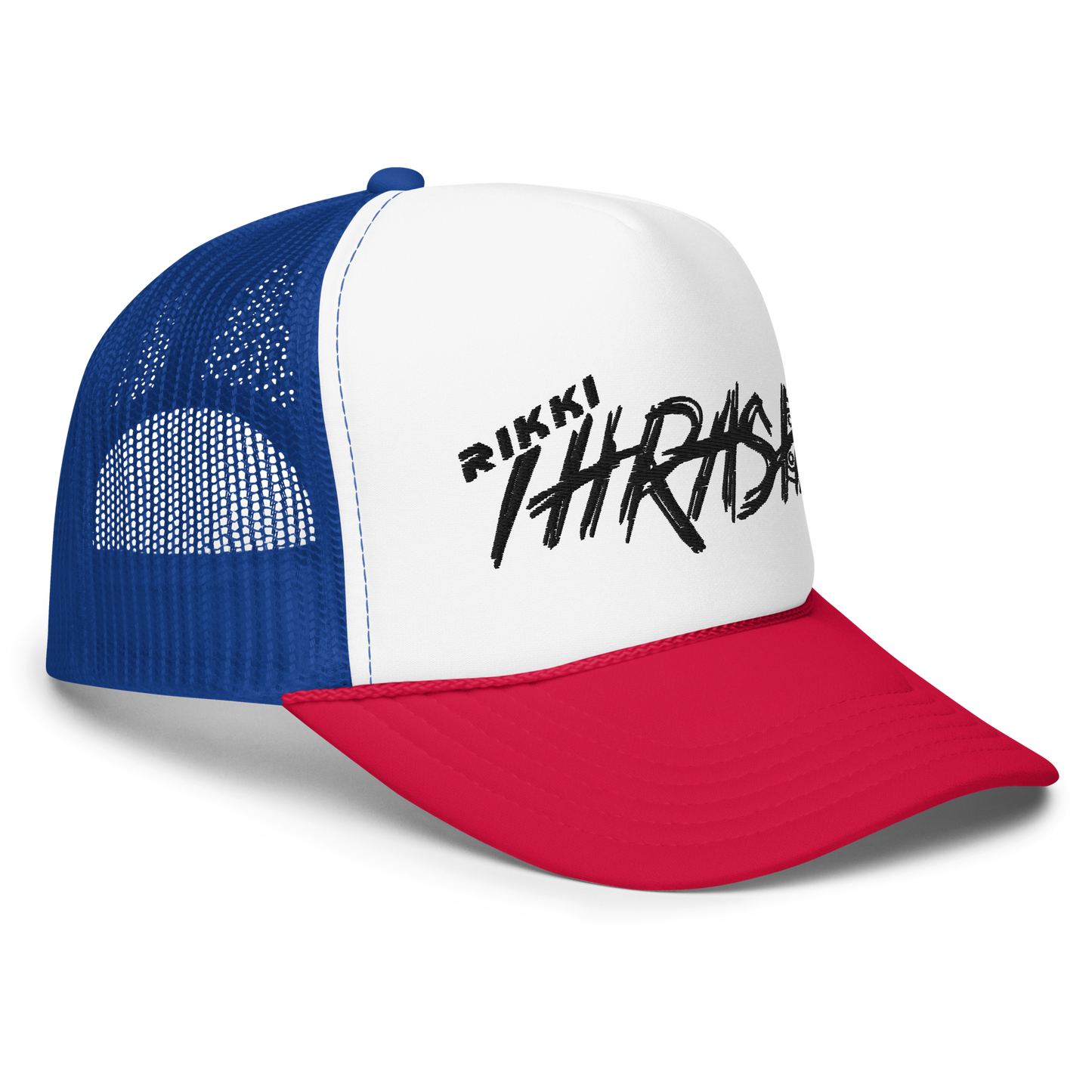 OLD SCHOOL RIKKI THRASH TRUCKER HAT