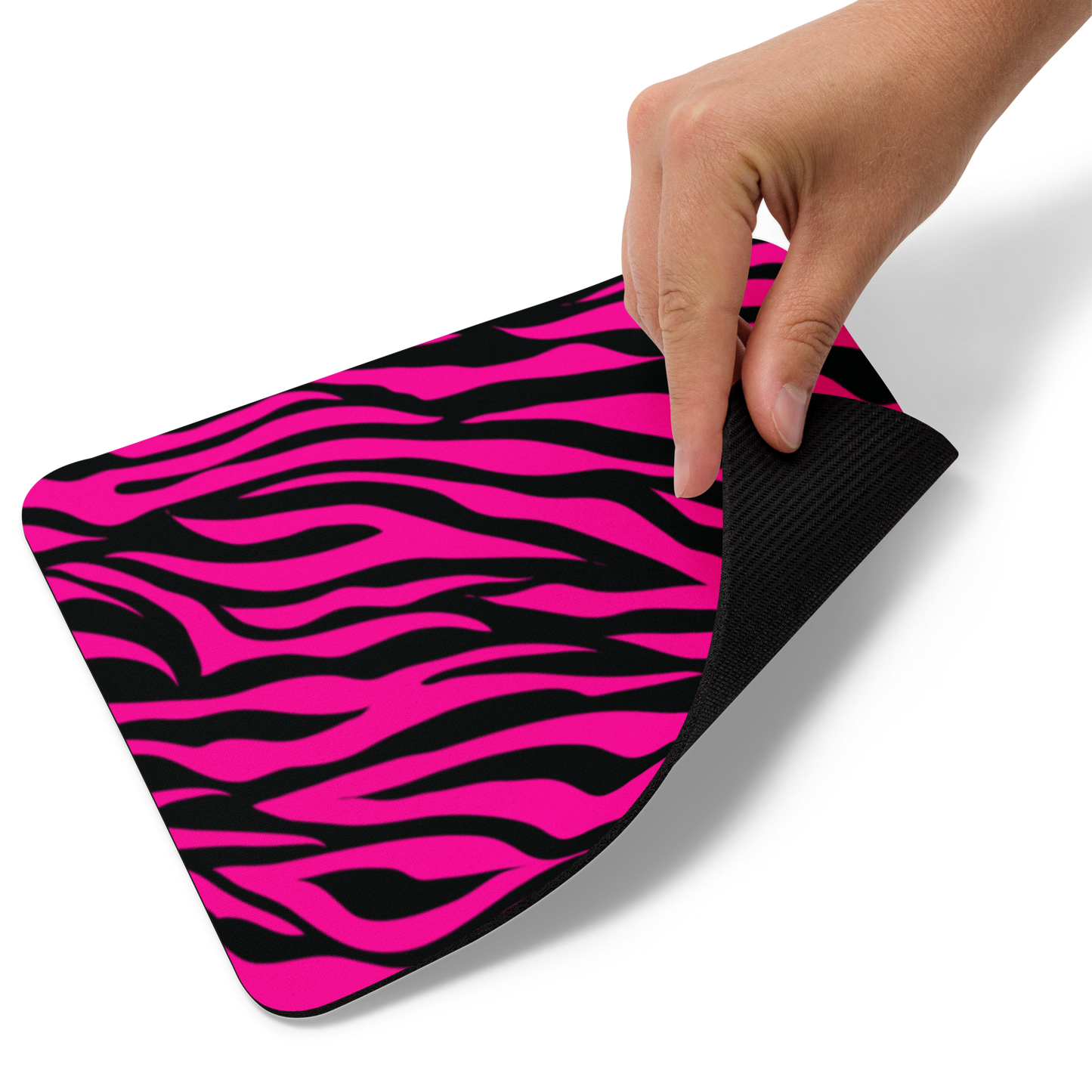 NEON ZEBRA '80s MOUSE PAD