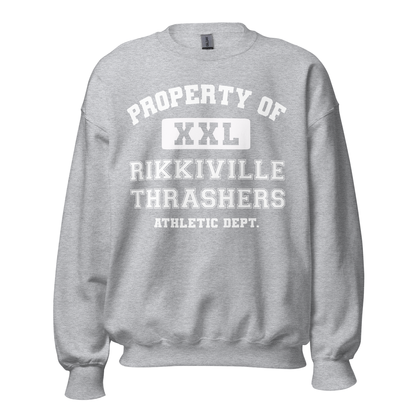 RIKKIVILLE ATHLETIC DEPT. SWEATSHIRT - MEN/WOMEN – RIKKI THRASH