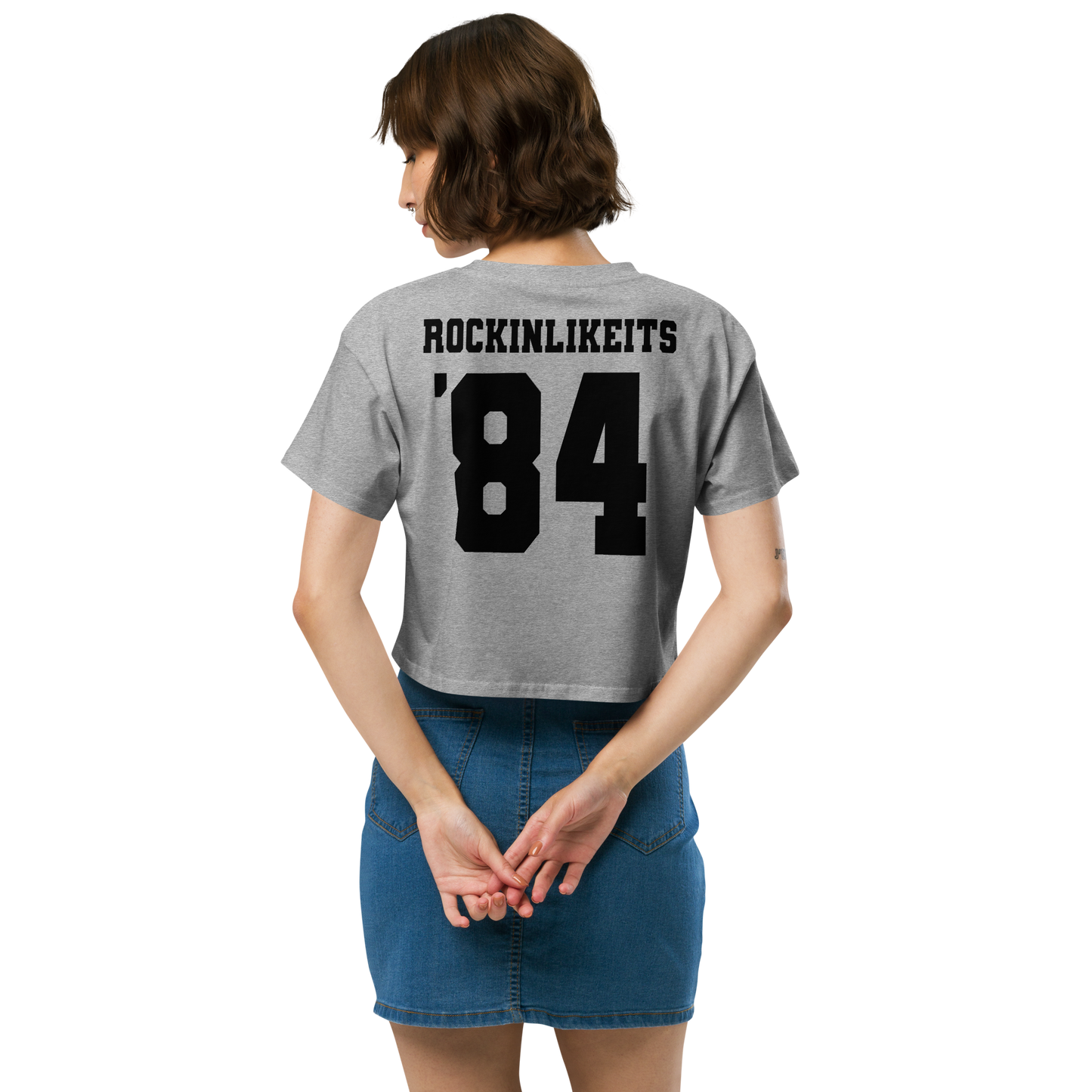 RIKKIVLLE ATHLETIC DEPT. CROP TOP - WOMEN