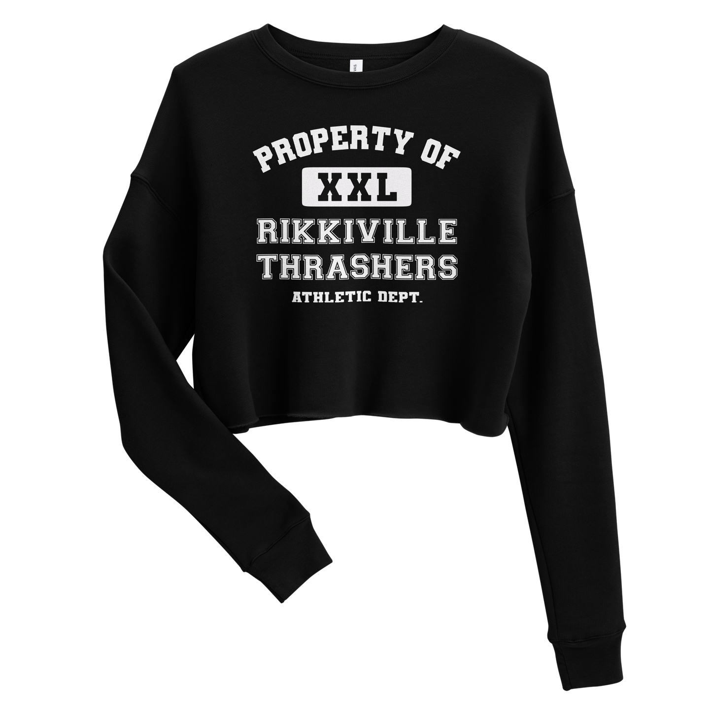 RIKKIVILLE ATHLETIC DEPT. CROP SWEATSHIRT - WOMEN