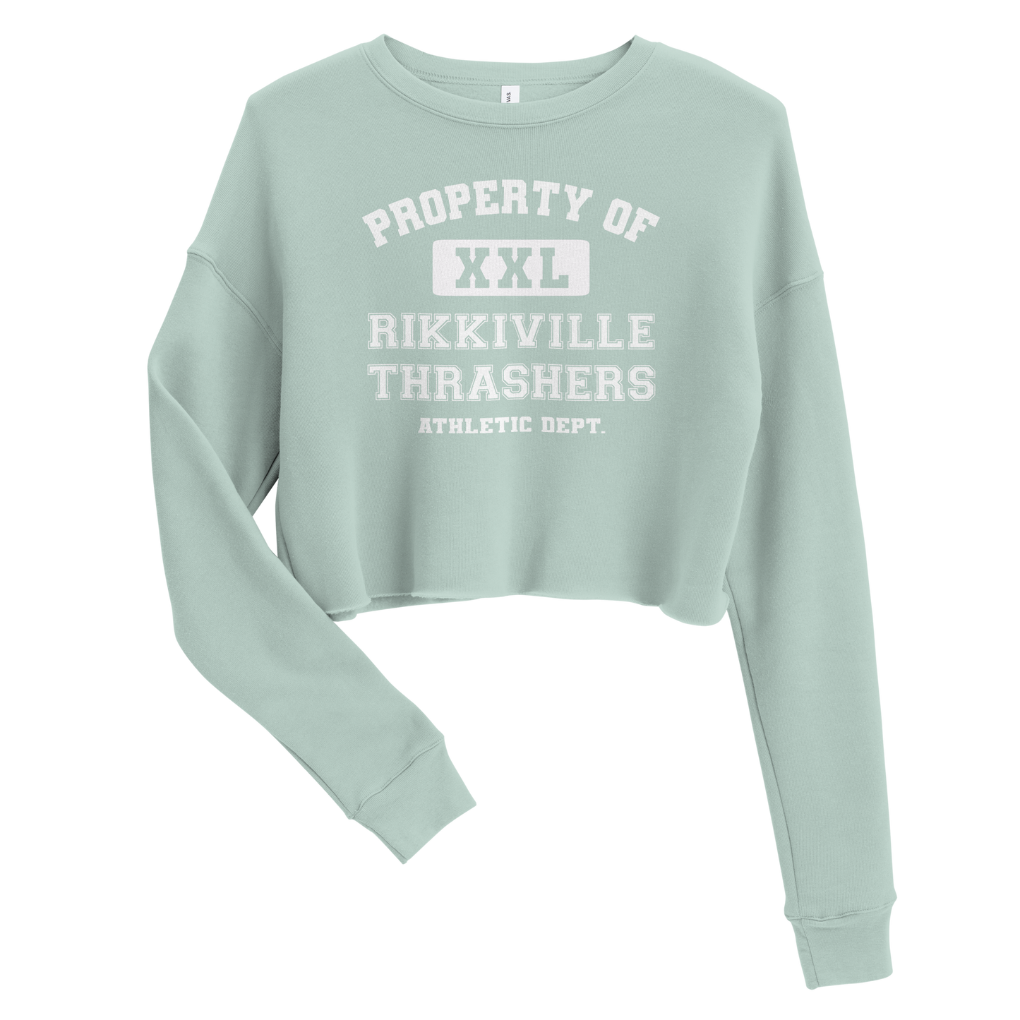 RIKKIVILLE ATHLETIC DEPT. CROP SWEATSHIRT - WOMEN