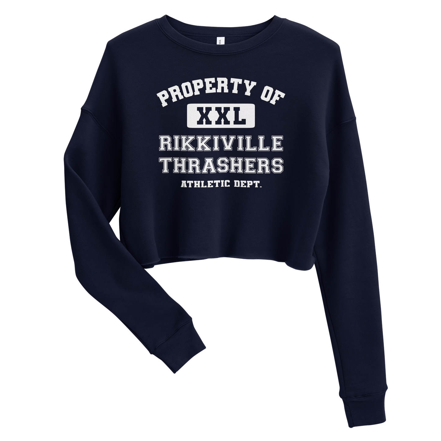 RIKKIVILLE ATHLETIC DEPT. CROP SWEATSHIRT - WOMEN